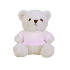 Cream Yellow To Pink Lace Linear Gradient Full Print Tee For Cuddly Teddy Bear