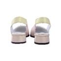 Cream Yellow To Pink Lace Linear Gradient Women s Classic Slingback Heels View4