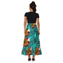 Flame Swirls Tiered Ruffle Maxi Skirt View4