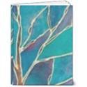 Aqua Batik, Abstract, Colorful 6  x 8  Hardcover Notebook View1