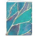 Aqua Batik, Abstract, Colorful 6  x 8  Hardcover Notebook View2