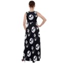Jack Print, White, Before, Plain, Black, Simple, Christmas Empire Waist Velour Maxi Dress View2