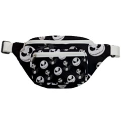 Jack Print, White, Before, Plain, Black, Simple, Christmas Fanny Pack