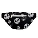 Jack Print, White, Before, Plain, Black, Simple, Christmas Fanny Pack View2