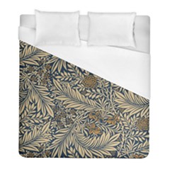Brown Vintage Background Vintage Floral Pattern, Brown Duvet Cover (full/ Double Size)