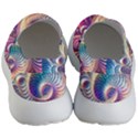 Abstract Fractal Art Swirl Pattern Women s Lightweight Slip Ons View4