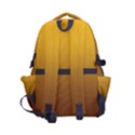 Amber Orange To Chocolate Brown Linear Gradient Carry-on Double Buckle Travel Backpack View2