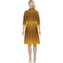 Amber Orange To Chocolate Brown Bilinear Gradient Classy Knee Length Dress View4