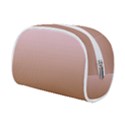Pink Lace To Chocolate Brown Linear Gradient Make Up Case (Small) View2