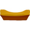 Burgundy Red To Amber Orange Linear Gradient Car Seat Velour Cushion  View3