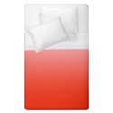 Pink Lace To Scarlet Red Linear Gradient Duvet Cover (Single Size) View1