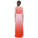 Pink Lace To Scarlet Red Linear Gradient Empire Waist Maxi Dress View2
