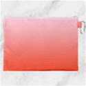 Pink Lace To Scarlet Red Linear Gradient Canvas Cosmetic Bag (XXL) View2
