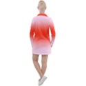 Pink Lace To Scarlet Red Bilinear Gradient Women s Long Sleeve Casual Dress View2
