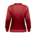 Coral Pink To Burgundy Red Linear Gradient Women s Sweatshirt View2