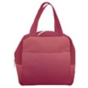 Coral Pink To Burgundy Red Linear Gradient Boxy Hand Bag View1