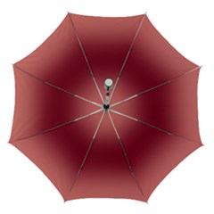 Coral Pink To Burgundy Red Bilinear Gradient Automatic Folding Umbrella With Case (medium)