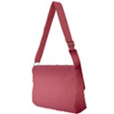 Burgundy Red To Coral Pink Bilinear Gradient Full Print Messenger Bag (S) View2