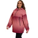 Burgundy Red To Coral Pink Bilinear Gradient Women s Ski and Snowboard Waterproof Breathable Jacket View3