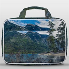 Beach At Los Alerces National Park, Chubut Province, Argentina Travel Toiletry Bag With Hanging Hook