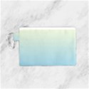 Cream Yellow To Baby Blue Linear Gradient Canvas Cosmetic Bag (Small) View1