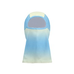 Cream Yellow To Baby Blue Bilinear Gradient Balaclava Face Mask