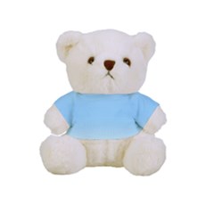 Cream Yellow To Baby Blue Bilinear Gradient Full Print Cuddly Teddy Bear