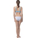 Cream Yellow To Baby Blue Bilinear Gradient Classic Banded Bikini Top View2