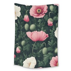 Poppy Flower Plant Petals Bloom Large Tapestry