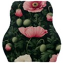 Poppy Flower Plant Petals Bloom Car Seat Velour Cushion  View1