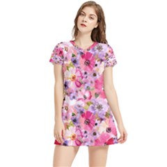 Pattern Seamless Texture Daisies Women s Sports Skirt