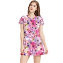 Pattern Seamless Texture Daisies Women s Sports Skirt View1