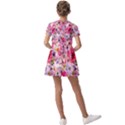 Pattern Seamless Texture Daisies Kids  Short Sleeve Pinafore Style Dress View2