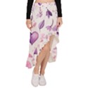 Hearts Love Purple Asymmetrical Ruffle Hem Skirt  View1