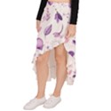 Hearts Love Purple Asymmetrical Ruffle Hem Skirt  View2