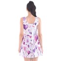 Hearts Love Purple Scoop Neck Skater Dress View2