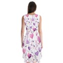 Hearts Love Purple Sleeveless Chiffon Dress   View2