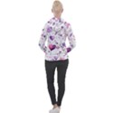 Hearts Love Purple Women s Overhead Hoodie View2