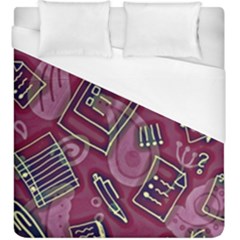 Abstract Art Pattern Design Background Duvet Cover (king Size)