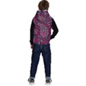 Abstract Art Pattern Design Background Kids  Stylish Hooded Puffer Vest View4