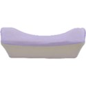 Cream Yellow To Pale Violet Linear Gradient Car Seat Velour Cushion  View3