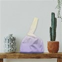 Cream Yellow To Pale Violet Linear Gradient Japanese Wrist Knot Bag View1