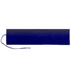Electric Yellow To Navy Blue Bilinear Gradient Roll Up Canvas Pencil Holder (l)