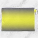 Navy Blue To Electric Yellow Bilinear Gradient Canvas Cosmetic Bag (XXL) View2