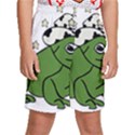Frog with a cowboy hat Kids  Basketball Shorts View1