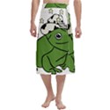 Frog with a cowboy hat Traditional Men s Hawaiian Lavalava Ie Faitaga Wrap Skirt View1