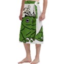 Frog with a cowboy hat Traditional Men s Hawaiian Lavalava Ie Faitaga Wrap Skirt View2