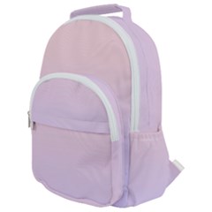 Pale Pink To Pale Violet Linear Gradient Rounded Multi Pocket Backpack