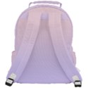Pale Pink To Pale Violet Linear Gradient Rounded Multi Pocket Backpack View3