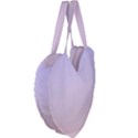 Pale Violet To Pale Pink Linear Gradient Giant Heart Shaped Tote View4